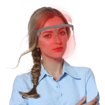 LED Foton de Lumină Terapie Masca Faciala Femei Instrument de Frumusete Electric SPA Facial Masca Anti-Acnee Antirid Tratament de Înfrumusețare Dispozitiv