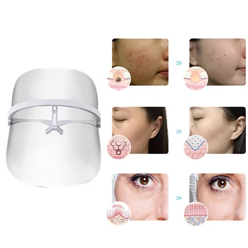 LED Foton de Lumină Terapie Masca Faciala Femei Instrument de Frumusete Electric SPA Facial Masca Anti-Acnee Antirid Tratament de Înfrumusețare Dispozitiv