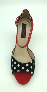 Noua Sexy Argentina Tango Dans Pantofi de nunta si petrecere pantofi de dans Flamenco pantofi pentru femei din piele talpa T6205C-RD