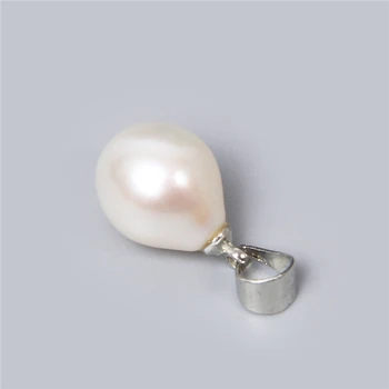 10buc 8*9mm Natural alb de apă picătură Pandantive Perle Veritabile perle de Cultură de apă Dulce farmec pentru a face bijuterii colier cercei