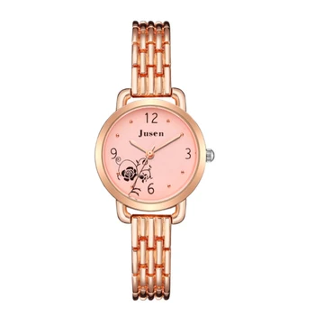 Ceas pentru Femei Brand de Lux Cuarț Moda de Design Creativ, Liber Rose Gold din Otel Inoxidabil Curea pentru Femei Ceasuri Reloj Mujer