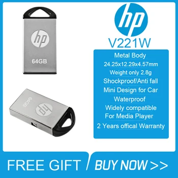 HP Dual utilizarea USB Flash Drive 16GB/32GB/64GB Pen Drive Pendrive Impermeabil Unitate Flash stick de Memorie USB disk mini Metal Praf