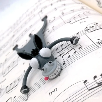 Drăguț Animale 3D Pisică Strivită de Iepure mouse-ul Marcaje Creative Lup Semne de Carte Pentru Copii Fete de Cadouri de Birou Școală Kawaii Papetărie