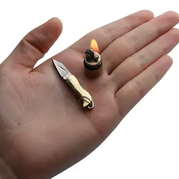 Mini Degetul mare mai Ușoare și Set de Cuțit,Teren de Urgență de Supraviețuire Instrument Sofisticat si Practic