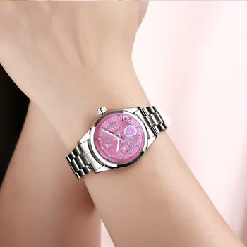 Comerțul exterior fierbinte de vânzare de moda pentru femei ceasuri mecanice cu calendar rezistent la apa complet automat doamnelor ceas pentru femei cadouri