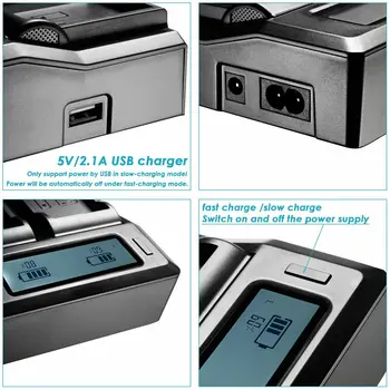 Două 1250mAh NP-T125 NP T125 baterii aparat de fotografiat + LCD rapid dual charger pentru Fujifilm Fuji GFX50S GFX50R aparat de fotografiat digital