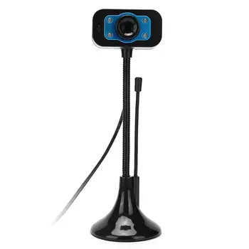 Reglabil, Computer cameră web HD 720P Video HD Webcam Microfon USB aparat de Fotografiat cu Reducere a Zgomotului Microfon LED HD Web Camera