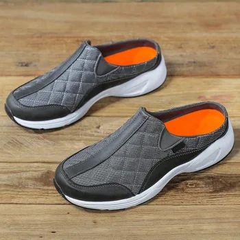 Coslony barbati Adidasi 2020 tendință Bărbați Confortabil Jumătate papuci Moi Jos de Mers pe jos de Bărbați Pantofi de Moda Jumătate Drag Pantofi Casual Barbati
