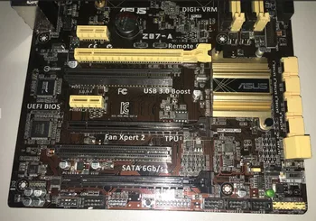 Folosit,pentru Asus Z87-Un Original Folosit Desktop Placa de baza Z87, Socket LGA 1150 i5 i7 i3 DDR3 32G SATA3 USB3.0 ATX