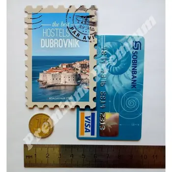 Croația suvenir magnet de epocă turistice poster