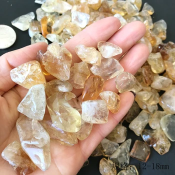 100g Naturale Citrin Galben Cristal de Cuarț Piatră de Stâncă Lustruite de Pietriș Specimen pietre naturale și minerale