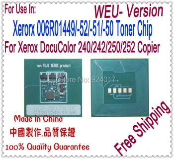 Pentru Xerox 006R01449 006R01452 006R01451 006R01450 Cartuș de Toner Chip Pentru Xerox DCC 240 250 242 252 260 Refill de Culoare Chip de Toner