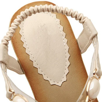 CEYANEAO Femei Sandale Bohemia diamant Pene Gladiator Beach Sandale Flip Flops student de vară pantofi Sandale femei YDT533