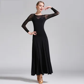 Cele mai noi moda lady sală de bal, rochie dans pentru sala de dans vals tango rochie standard, rochie de bal S-XXL 5 cam culori