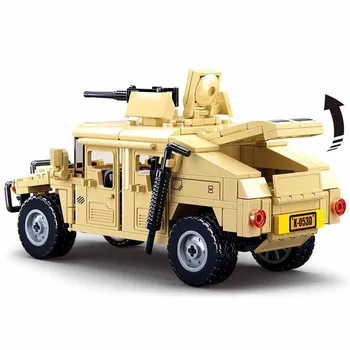 Militar seria deșert vehicul de asalt de forțele speciale SWAT Cifre DIY model de Blocuri Caramizi Jucarii si Cadouri