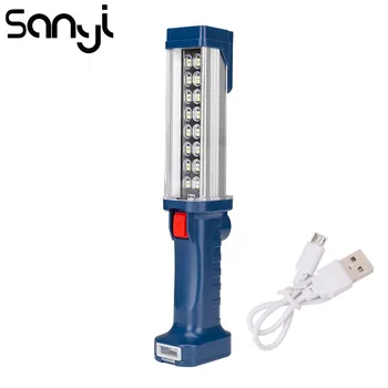 SANYI 3800LM Camping Iluminat Magnet USB Reîncărcabilă Baterie Built-in lanterna Lanterna Linterna Lumina Felinar Portabil