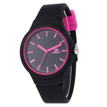 Dropshipping 2018 moda Casual Jelly din Silicon pentru copii ceas doamnelor cuarț cauciuc sport femei ceasuri reloj mujer ceas
