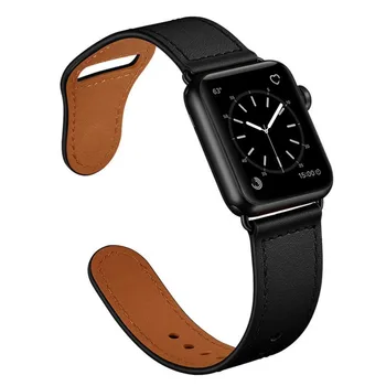 Curea din piele Pentru apple watch band 44mm/40mm 42mm/38mm pulseira watchband iwatch trupa brățară apple watch seria 5 4 3 2 44 mm
