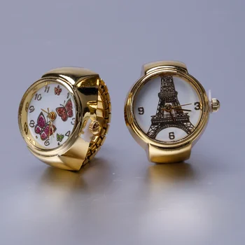 2016 2 BUC noi de aur inel reglabil ceas bijuterii cadouri bijuterii