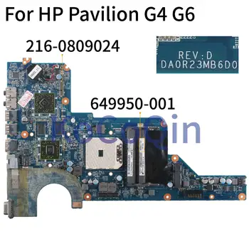 KoCoQin laptop Placa de baza Pentru HP Pavilion G4 G6 HD6470 Socket FS1 Placa de baza 649950-001 649950-501 DA0R23MB6D0 216-0809024