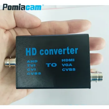 Mini Converter AHD41 Video Convertor de Semnal, Semnalul de Intrare AHD TVI CVI CVBS La HDMI/VGA/CVBS Semnal de Ieșire a Convertorului