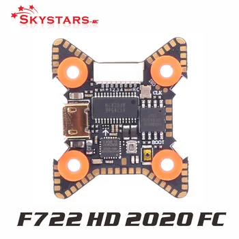 SKYSTAES F722 Zbor Controler MINI 20×20mm BetaFlight Baro Built-in OSD Plin de culoare LED Suport DJI RC FPV Racing Drone