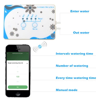 Telefon mobil WIFI Udare Automată Dispozitiv de control de la Distanță plantă de Grădină utomatic sistem de Irigare prin Picurare pompa de apa instrument timer