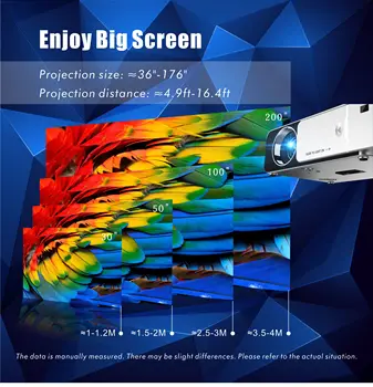 UNIC T6 LED Full HD 1080P 3500 lumeni Proiector Home Theater Beamer Android WIFI optional Proyector USB HDMI VGA Video cinema