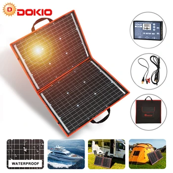 Dokio 18V 80W Flexibil Foldble Mono Panou Solar Portabil în aer liber Panou Solar Pentru Travel&Barca&RV Înaltă Calitate de panouri Solare din China