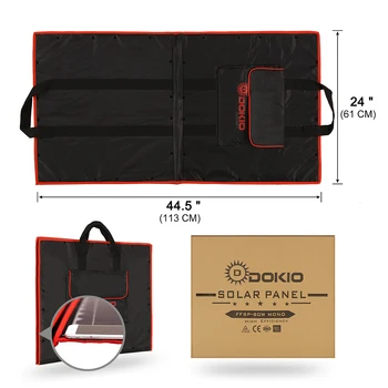 Dokio 18V 80W Flexibil Foldble Mono Panou Solar Portabil în aer liber Panou Solar Pentru Travel&Barca&RV Înaltă Calitate de panouri Solare din China