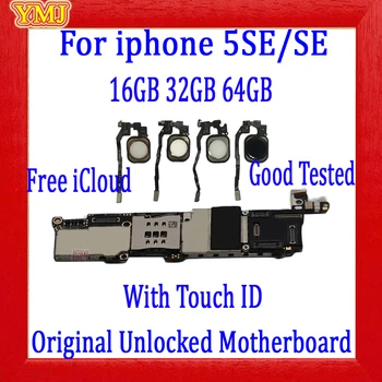 Fabrica de Deblocat pentru iphone 5SE Placa de baza cu/fara Touch ID,Pentru iphone SE Logica bord cu Chips Integral,Gratuit iCloud, Testat