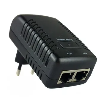 De Securitate CCTV de Supraveghere sursă de Alimentare PoE 48V 0,5 a 24W POE Priza de Perete POE Injector Adaptor Ethernet IP aparat de Fotografiat Telefon NE-UE Plug