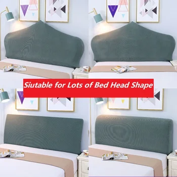 Solid de Culoare All-inclusive Acopere Capul Elastic Bordura Protector Capac Praf Bed Head Capac Spate Decor Acasă