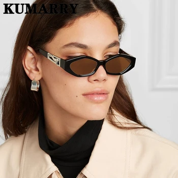 KUMARRY Oval Mic Cadru ochelari de Soare Barbati/Femei de Lux de Brand Designer de Ochelari de Soare de Înaltă Calitate PC ochelari de soare zonnebril femei UV400