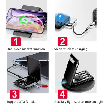 Multifuncțional Universal de Lumină LED-uri USB de Tip C, Portabil Cablu de Date, Adaptor Card
