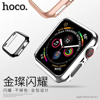 HOCO Original Placare Greu Capacul de Plastic pentru Apple Watch Seria 4 Seria 5 Caz Bara de protecție de Protecție pentru iWatch 44mm 40mm Acoperi