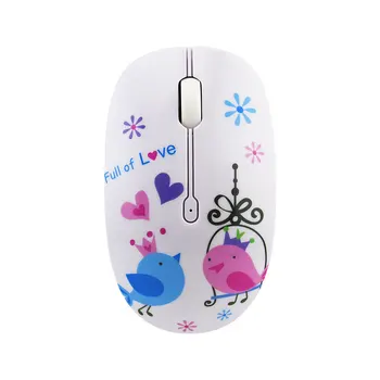 2.4 G Wireless Mouse-ul de Moda Model de Floare Mouse-ul Portabil Mini Mouse-ul Optic de 1200 dpi Roz Calculator Gaming Mouse pentru Laptop Pc