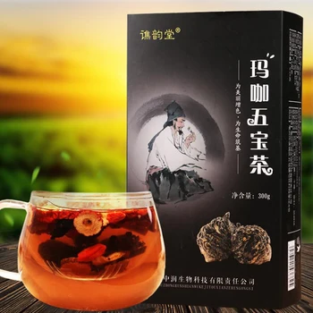 Yun Wu Tang Maca Cinci Comori Ceai 300g Cutie de Cadou pentru Bărbați Ceai Maca Maca Huang Jing Dud Vitalitate Ceai Rinichi