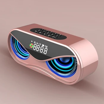 Difuzor Bluetooth portabil difuzor fără fir sistem de sunet 10W muzica surround apă Radio dovadă în aer liber, ceas cu radio