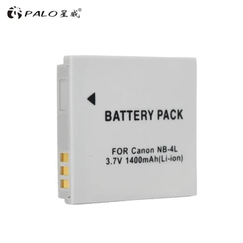 2×1400mAh NB-4L NB4L NB-4L Li-ion Bateria pentru Canon IXUS 30 40 50 55 60 65 80 100 PowerShot SD1000 1100 Baterii aparat de Fotografiat