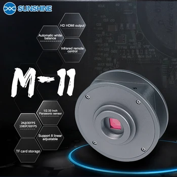 SOARE M-11 4800W HDMI Microscop Trinocular HD Industriale Camera Pentru Telefonul Mobil Reparații Mottherboard de Lipit