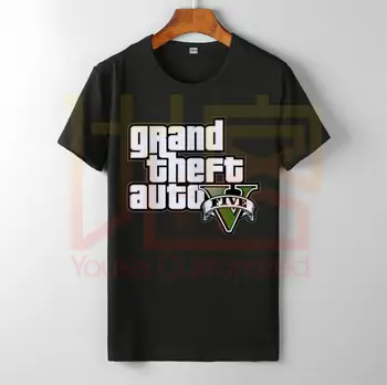 Neu 6969-grand theft auto v cinci stil gta, jocuri logo-ul t shirt pentru bărbați de vânzare fierbinte imprimate de înaltă calitate de brand unisex t-shirt