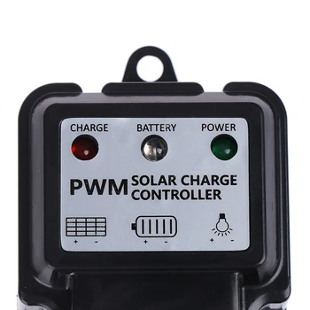 1 buc Utile Durabil Auto Panou Solar Controler de Încărcare Încărcător de Baterie Regulator de Îmbunătățire Acasă de Protecție la Suprasarcină 6V 12V 10A