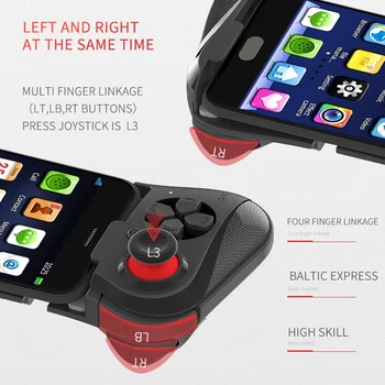 Mocute 058 Wireless gamepad Bluetooth Android Joystick VR Telescopic Controller de Gaming Gamepad Pentru iPhone PUBG Mobil Joypad