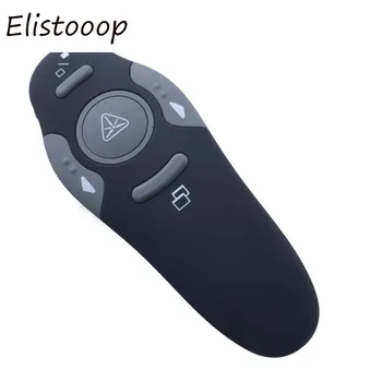 Elistooop USB 2.4 GHz Wireless Presenter cu Roșu cu Laser Pointer Pix RF Control de la Distanță PowerPoint PPT Presentation Mouse-ul