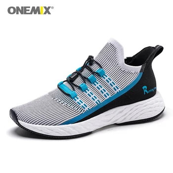 ONEMIX Cushion Adidasi Barbati Pantofi sport Ultra Lumină Moale Respirabil Amortizare Atletic Fitness Pantof Casual în aer liber Formatori