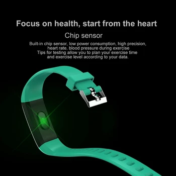 Brățări inteligente ip68 rezistent la apa Tracker de Fitness Mansete de Măsurare a Tensiunii Arteriale Monitor de Ritm Cardiac Brățară Inteligent iphone