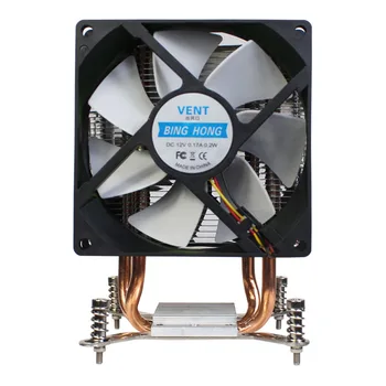 Cpu Radiator Fan RGB 2 Heatpipe 3/4Pin Cu Pwm 90mm Pentru Intel X79 X99 LGA 2011 Și LGA 2011-V3 Xeon E3 E5 Cooler