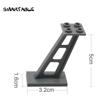 Smartable Suport 2x4x5 Stâlp Înclinat cu o Grosime Sprijină Bloc MOC Piese de Jucării Pentru Copii Compatibil 4476 10buc/Set