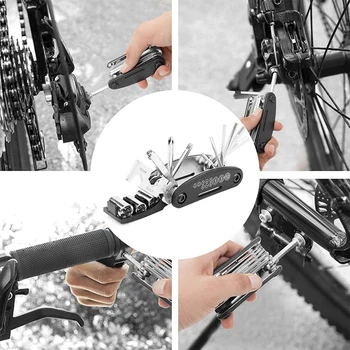 16 În 1 Multifuncțională de Instrumente de Reparații de Biciclete Kit Hex Vorbit 8/9/10mm Prize Cheie Șurubelniță Ciclism MTB Biciclete, Instrumentul de Reparare
